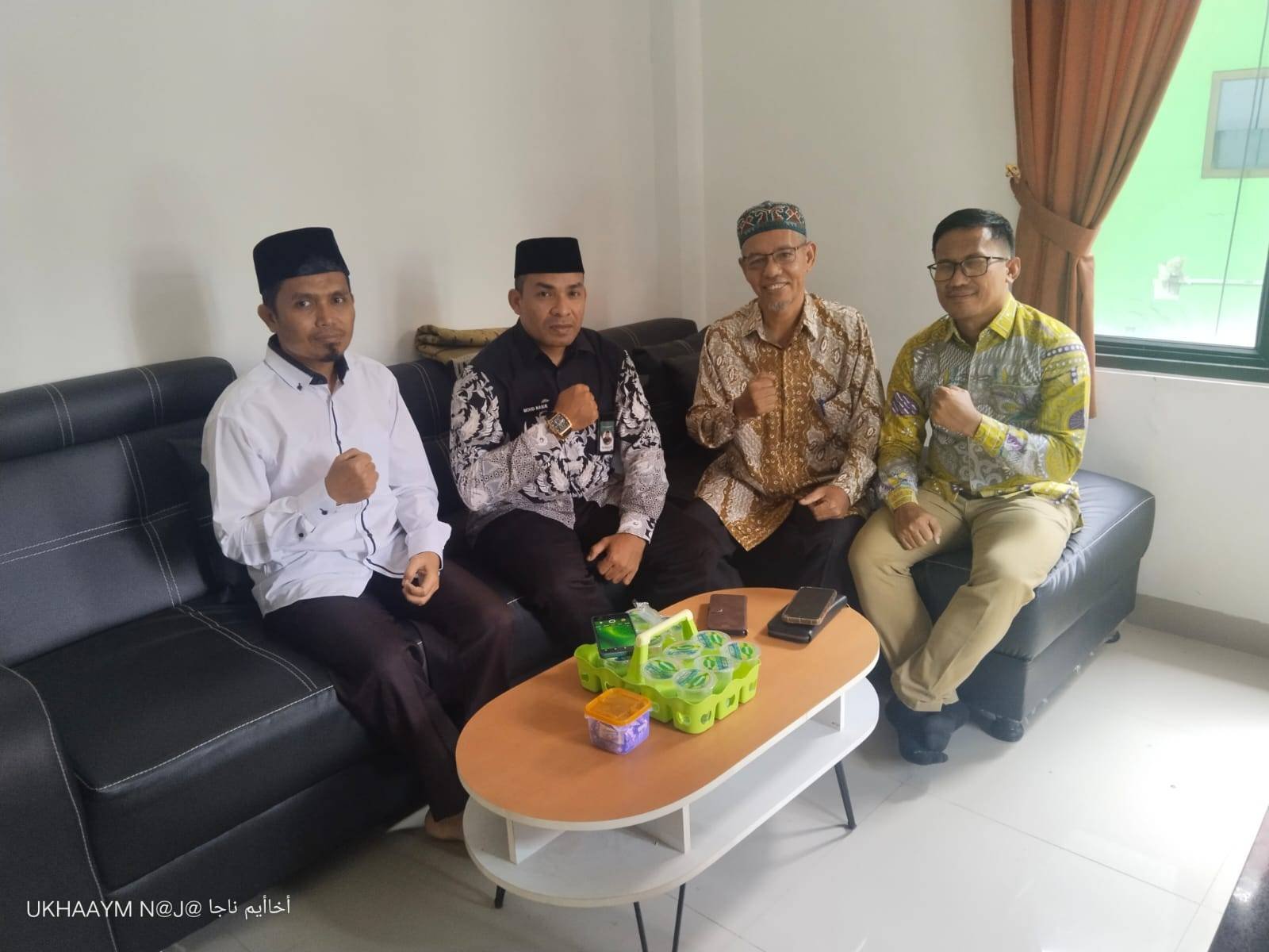 Ka. KUA Rumbai dan Ka. KUA Bukit Raya Kunjungi Ka. KUA Pekanbaru Kota 