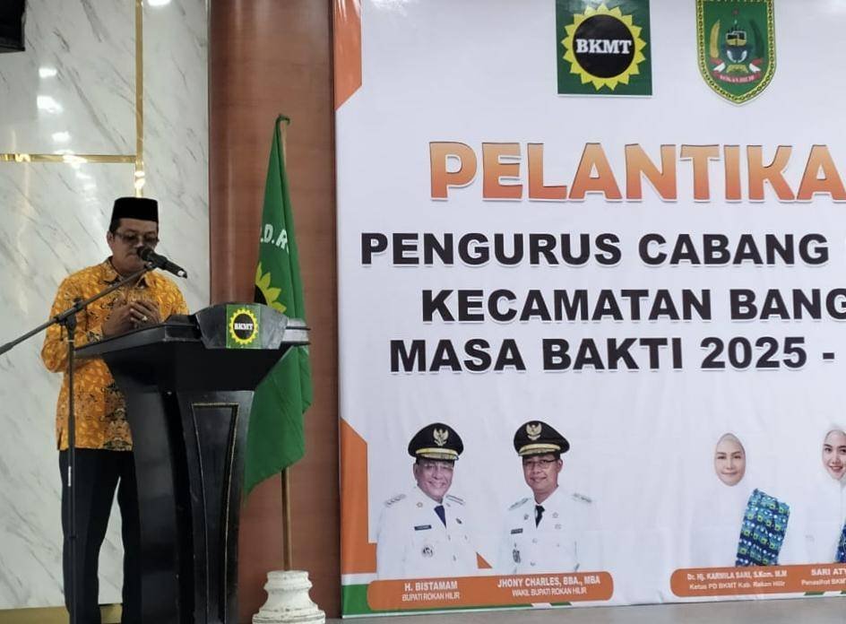 Pelantikan PC BKMT Bangko, Kepala KUA Didaulat Pimpin Doa