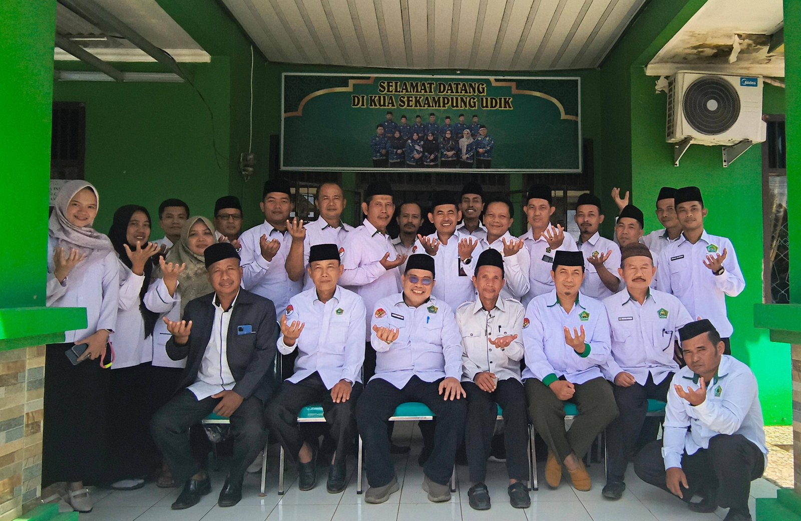 Kepala KUA Waway Karya Ikuti Monev NR