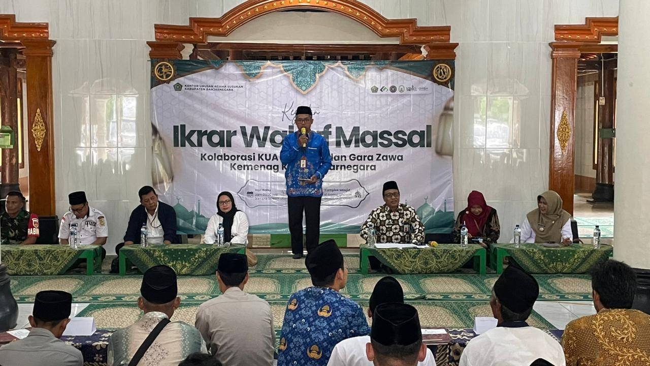 KUA Susukan Gencarkan Gerakan Wakaf, 20 Bidang Tanah Sah Diikrarkan Secara Massal untuk Kemaslahatan Umat