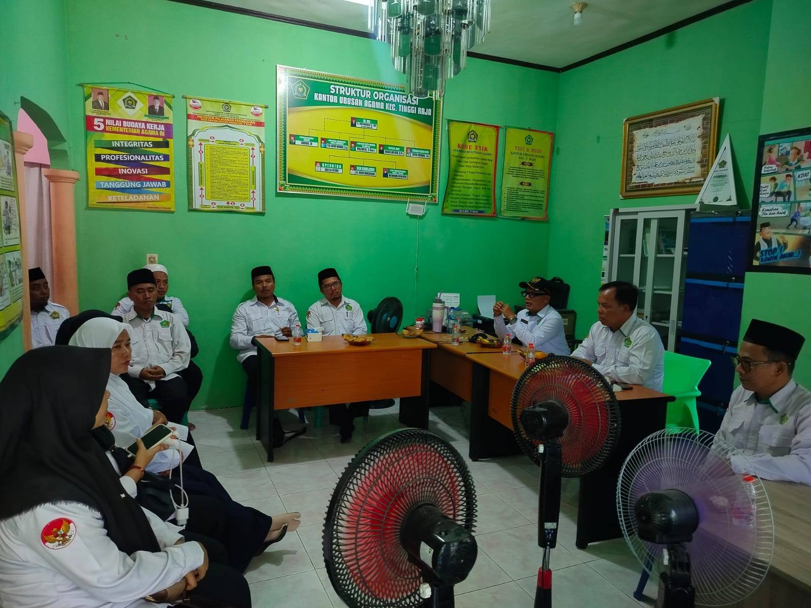 KUA BP. Mandoge Aktif Ikuti Monev Triwulan I Kemenag Asahan