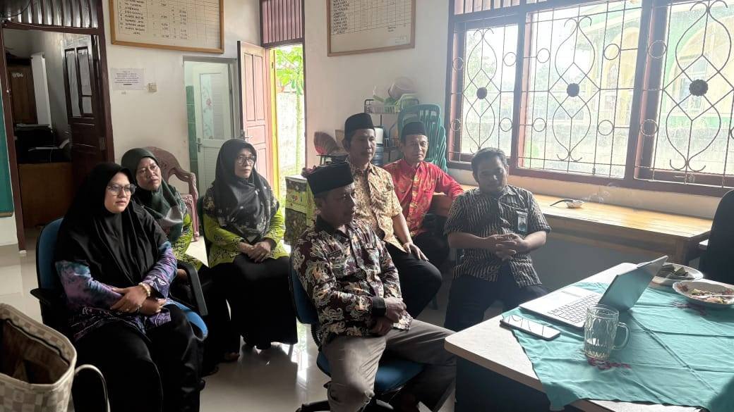 KUA Waway Karya Ikuti Rakor Nasional Gerakan Indonesia Berkiblat Secara Daring