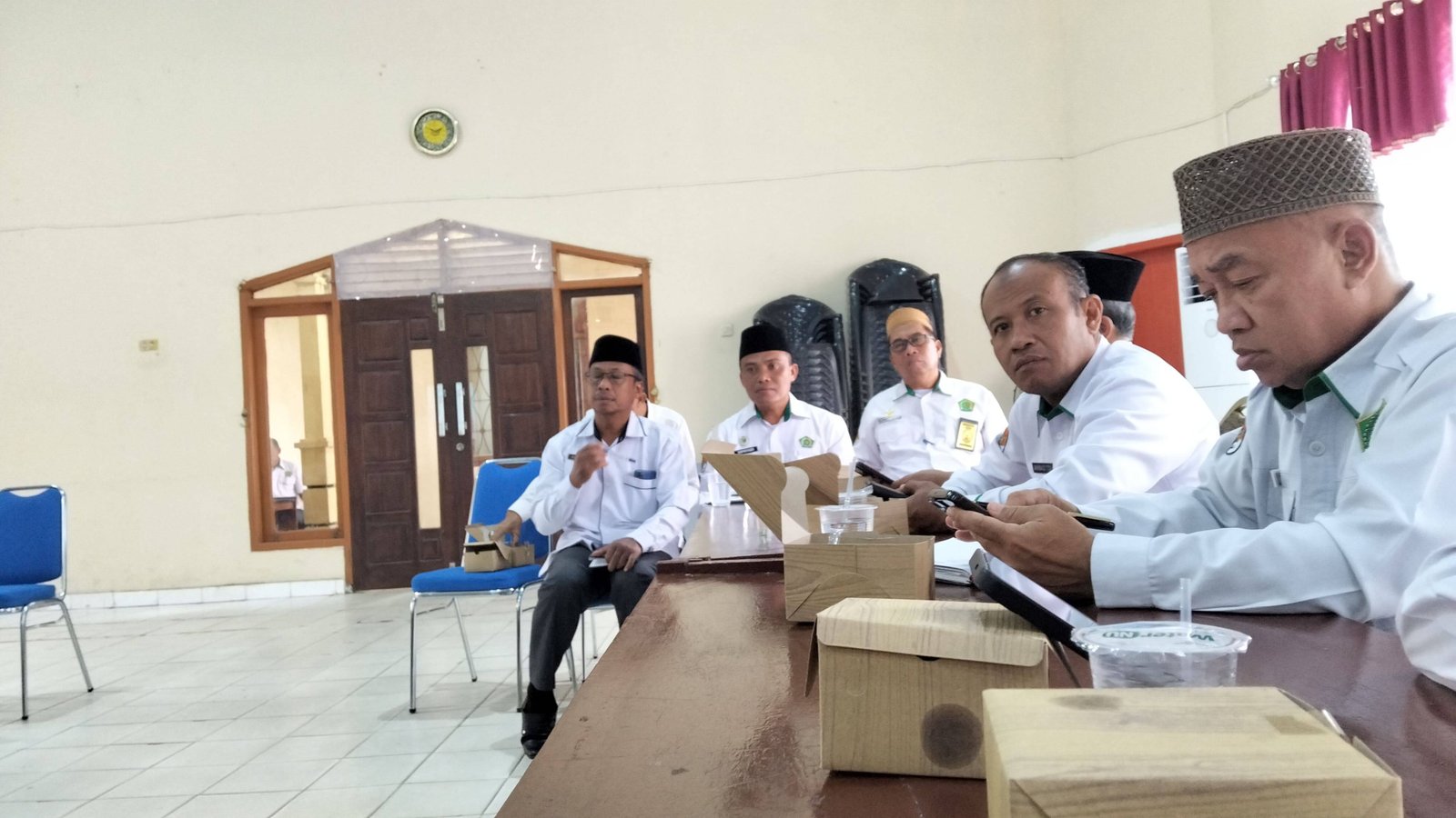 Kepala KUA Waway Karya Hadiri Rakor Penguatan Program Bimas Islam
