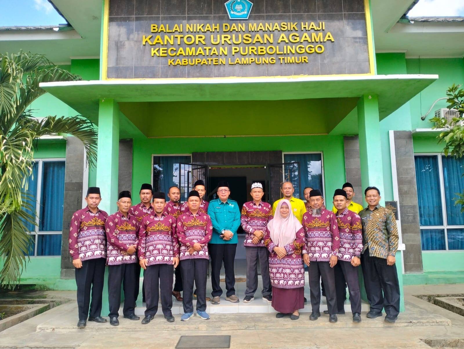 KUA Probolinggo Sambut Monev dan Pembinaan Bimas Islam
