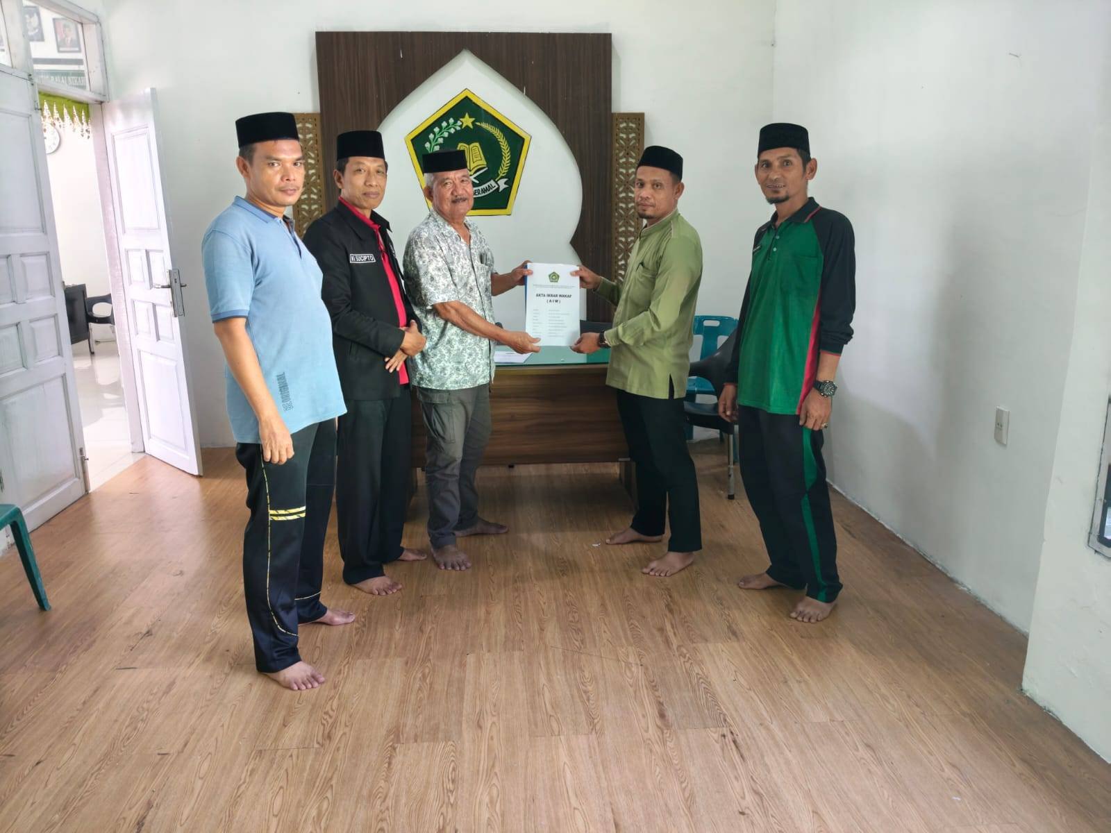 Wakaf untuk Generasi, KUA Aek Natas Resmikan Ikrar Tanah Pendidikan Demi Masa Depan Umat