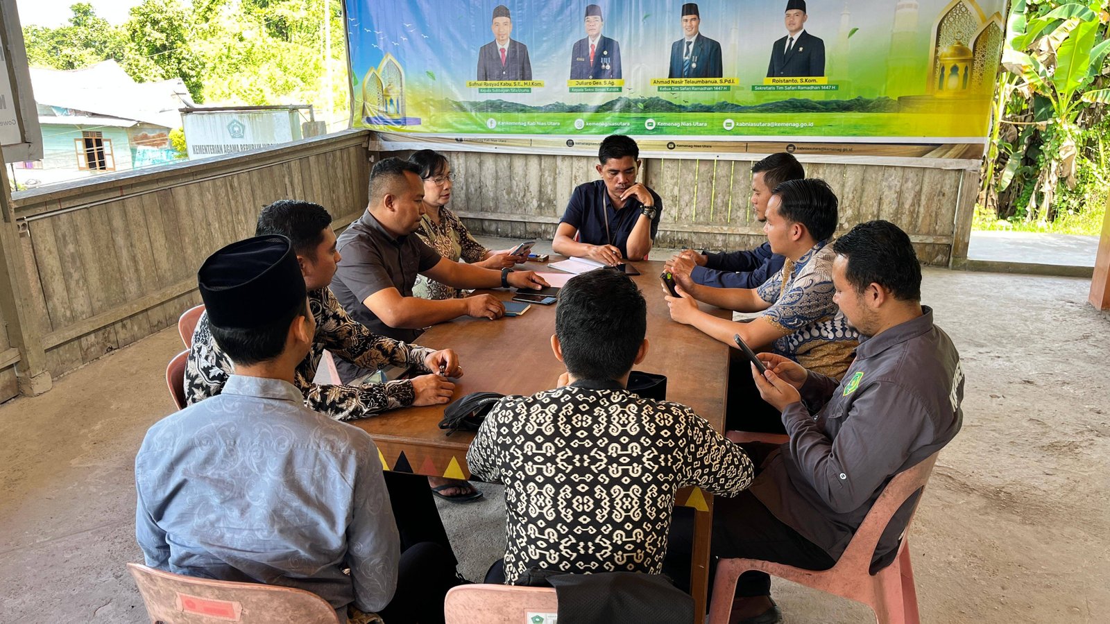 Tingkatkan Publikasi dan Pengelolaan Medsos, KUA Tuhemberua Ikuti Rakor Kehumasan