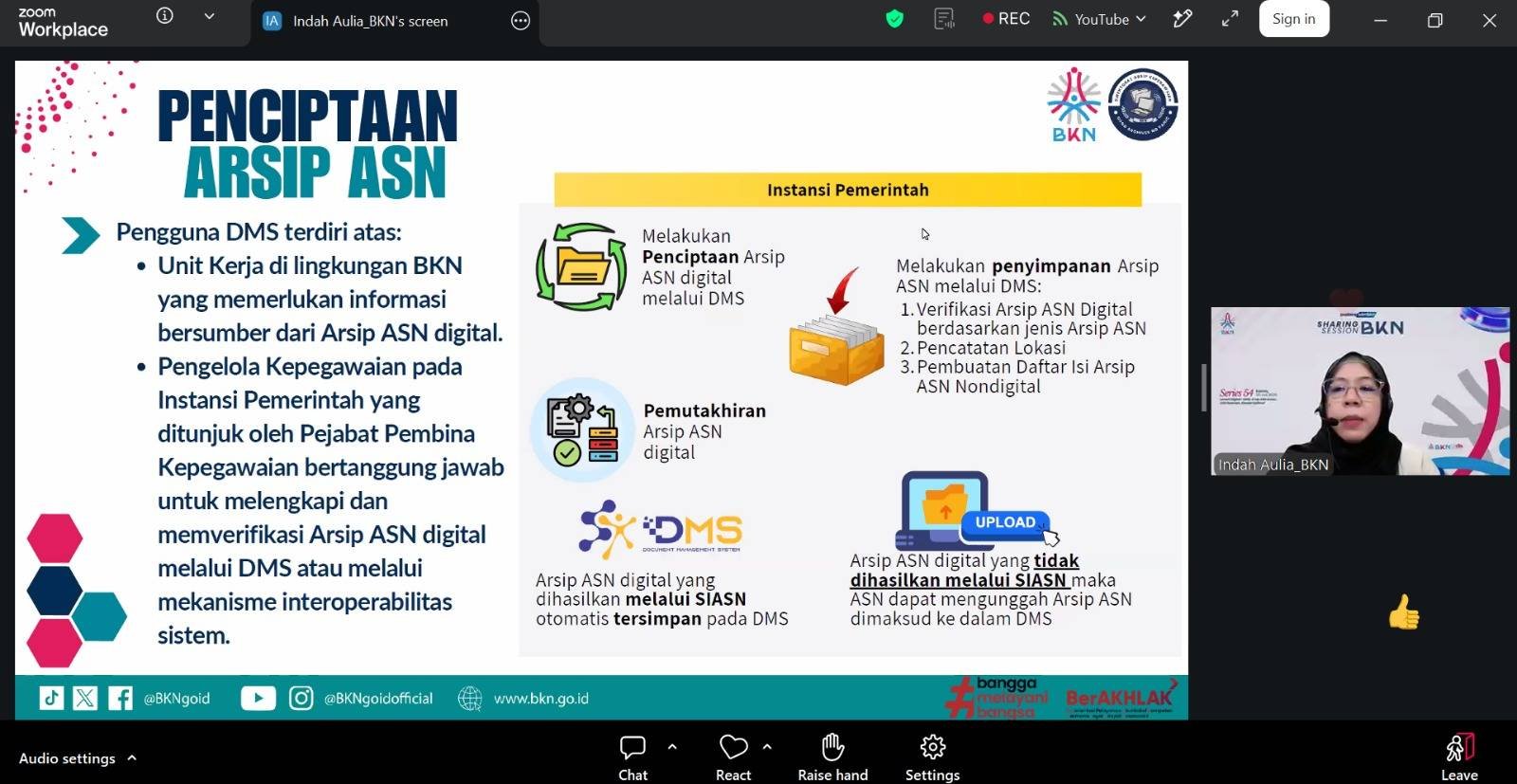 Melalui Sharing Session BKN, KUA Tuhemberua Perkuat Pengelolaan Arsip Digital ASN/DMS