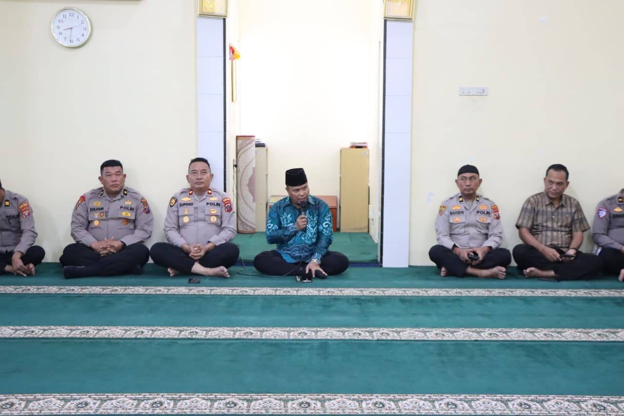 Sekretaris PC APRI Batu Bara Beri Tausiyah pada Binrohtal Polres Batu Bara