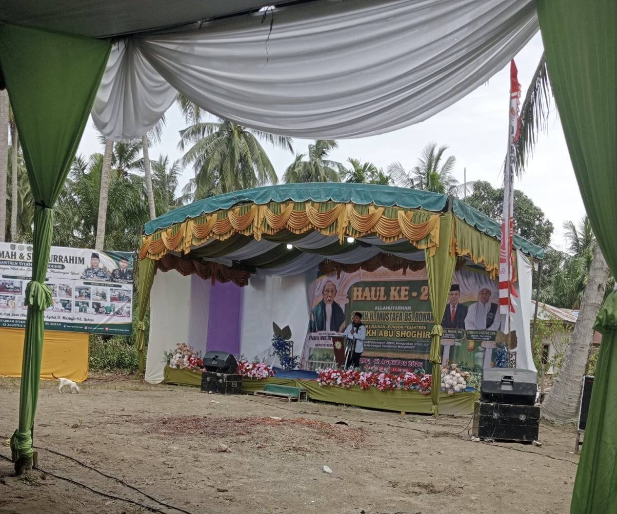 Dalam rangkaian Haul Syekh Mustafa BS Rokan ke 25, KUA Sei Kepayang Hadiri Pembinaan Majelis Ta’lim oleh Pokjaluh/Ipapari