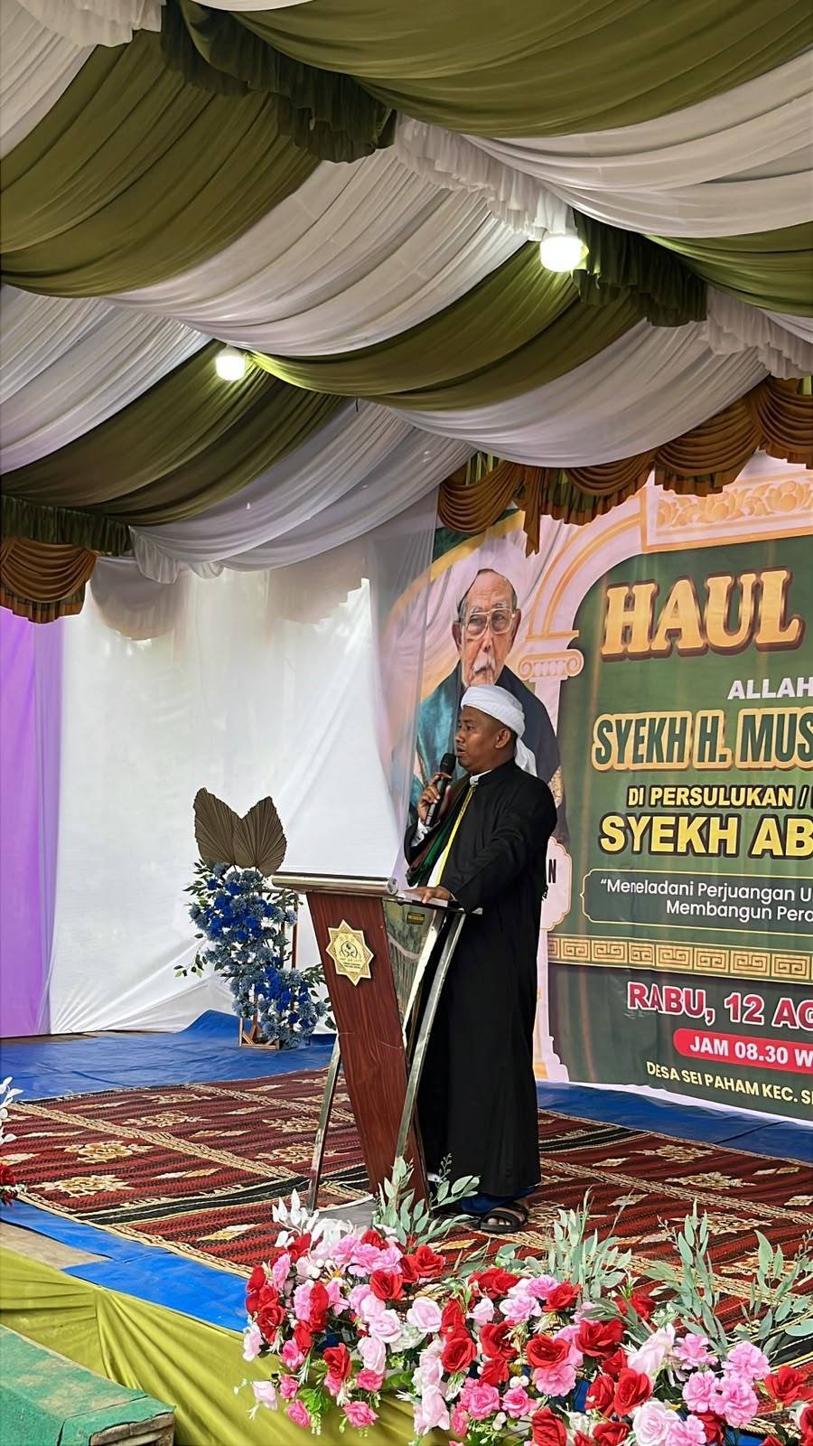 Pimpinan Ponpes Syekh Abu Shoghir Apresiasi Kemenag Asahan dan KUA Sei Kepayang, Suksesnya Haul ke-25 Syekh H. Mustafa BS Rokan