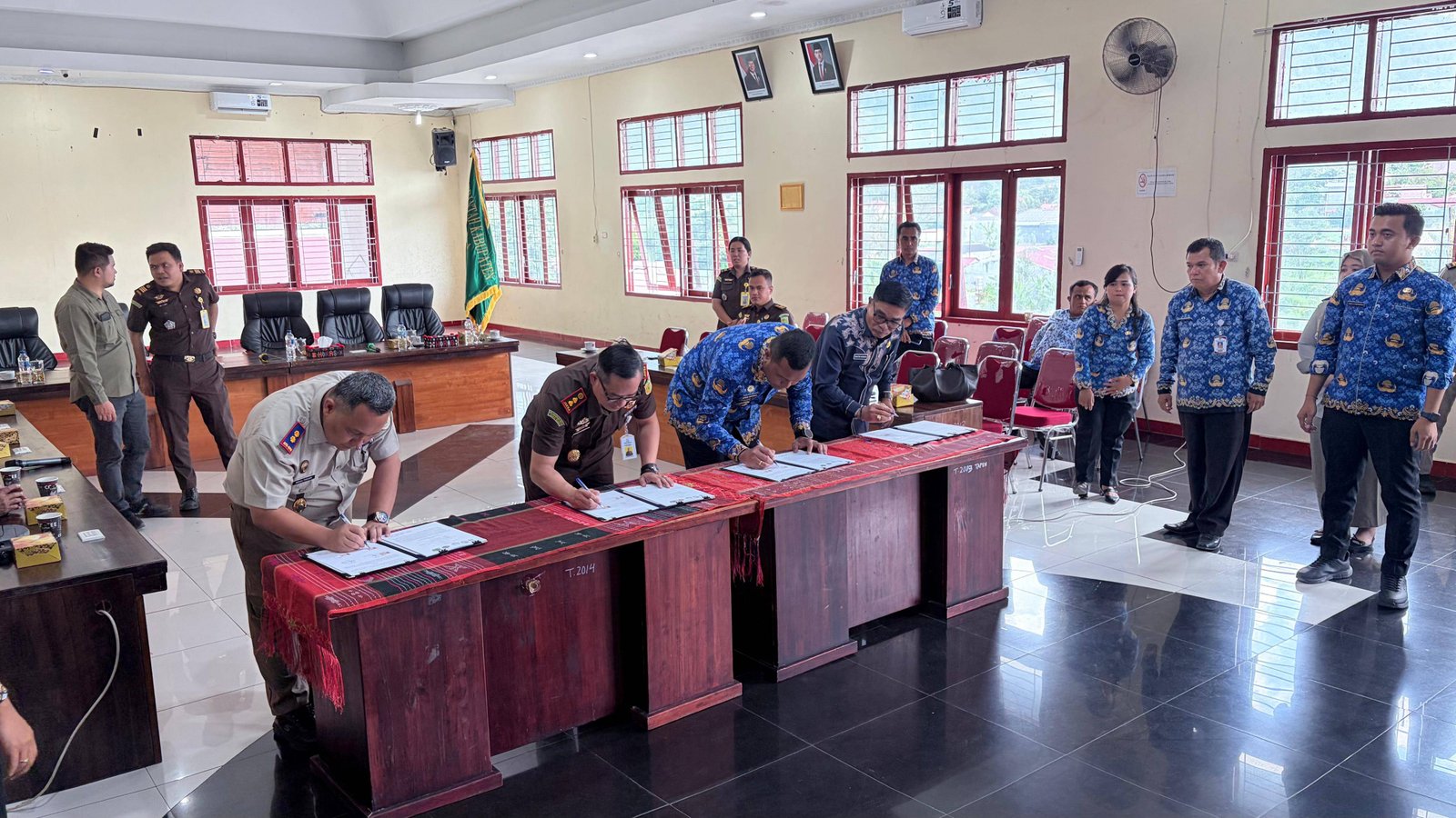 Sekretaris APRI Toba Ikuti Penandatanganan MoU dan PKS Percepatan Pendaftaran Tanah Wakaf Secara Daring