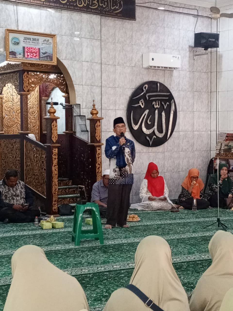 KUA Ilir Timur Satu Laksanakan Bimbingan Masyarakat Islam Melalui Momentum Maulid Nabi 