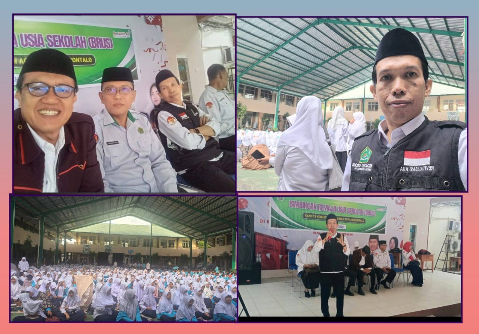 Kepala KUA Dungingi Jadi Fasilitator Kegiatan BRUS di MTsN 1 Kota Gorontalo 