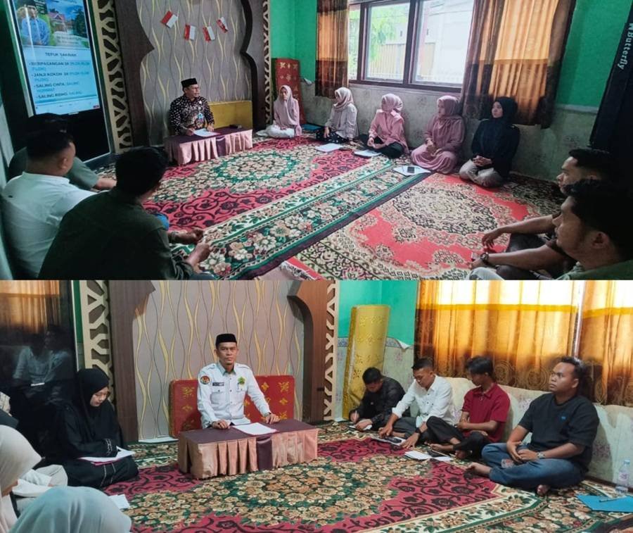 KUA Ujungbatu Berikan Pembekalan Perkawinan kepada Lima Pasang Calon Pengantin