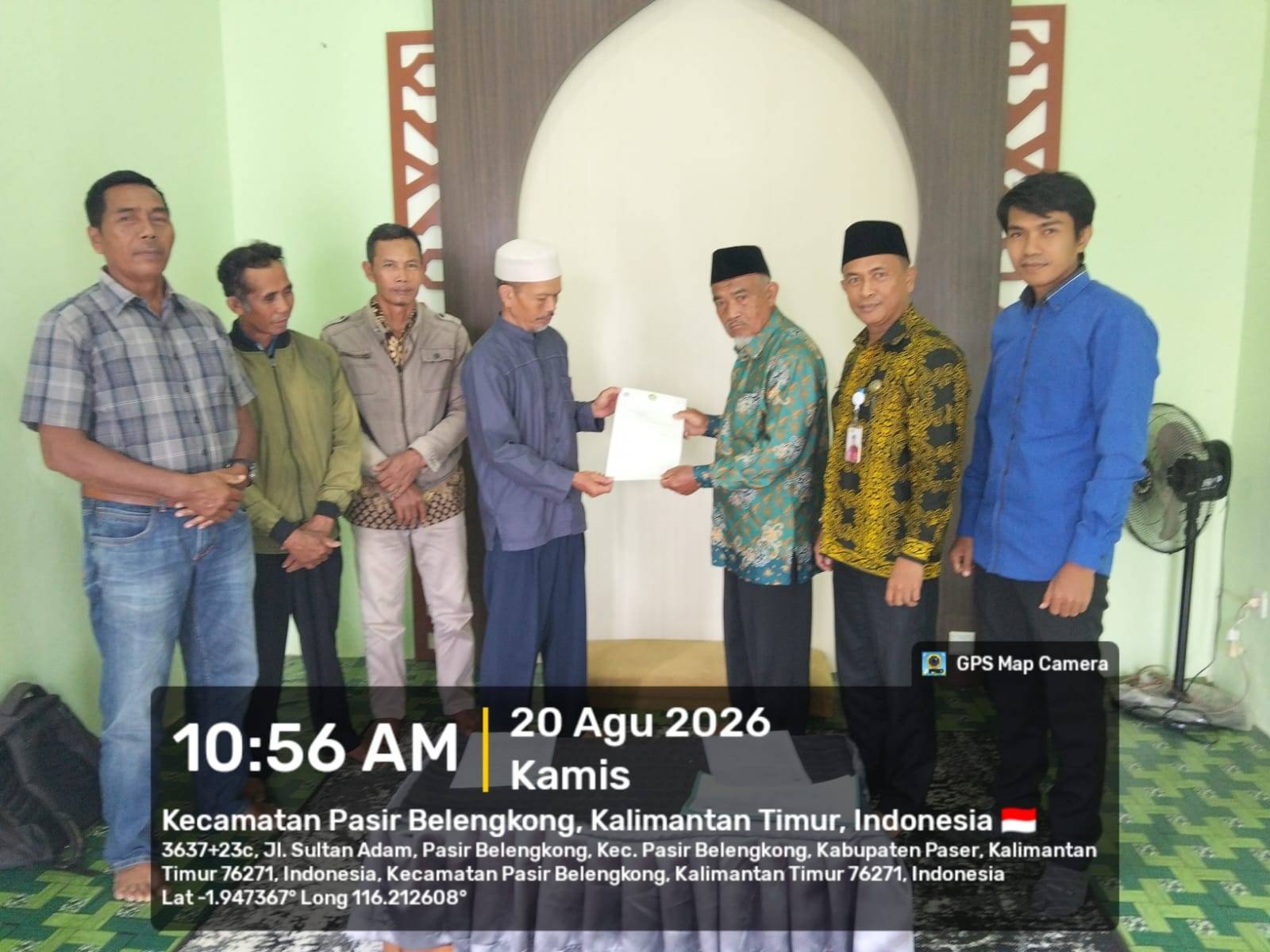 IKRAR WAKAF BERSAMA KUA PASER BELENGKONG
