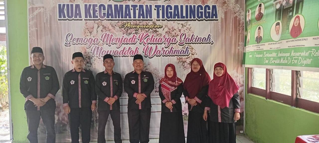 Kepala KUA Tigalingga Perkuat Koordinasi dan Sinergi dengan Seluruh ASN
