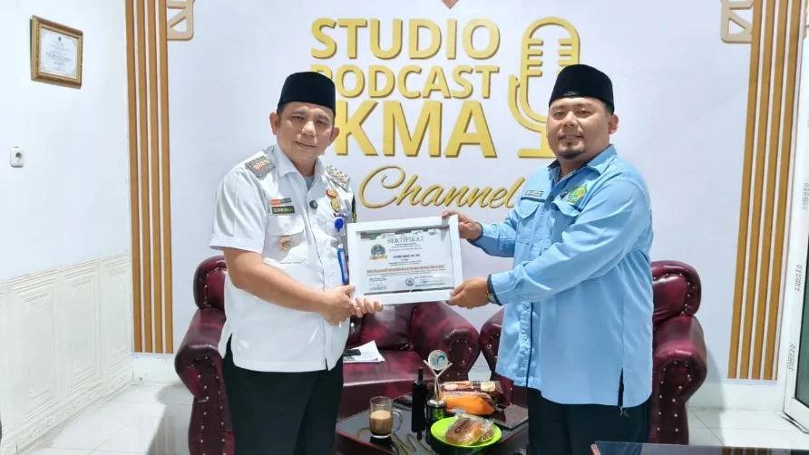 Podcast IKMA Channel Bahas Kolaborasi Kecamatan dan KUA Bangun Medan Amplas yang Harmonis dan Religius