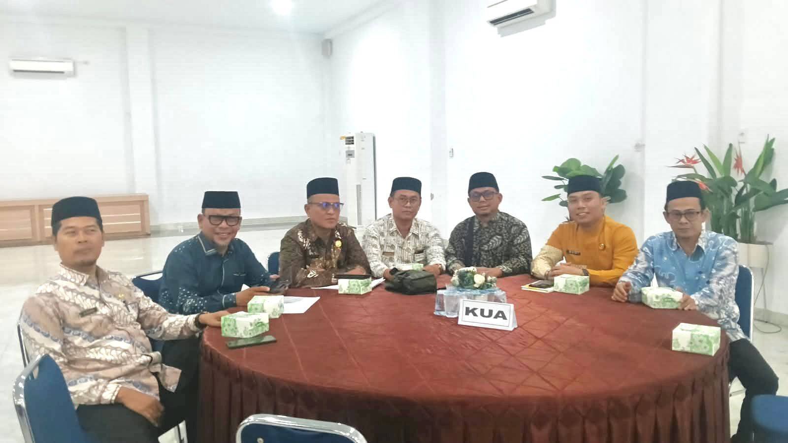 Ka. KUA Sei Kepayang Hadiri Penandatanganan MoU dan Perjanjian Kerja Sama tentang Percepatan Pendaftaran Tanah Wakaf Secara Daring