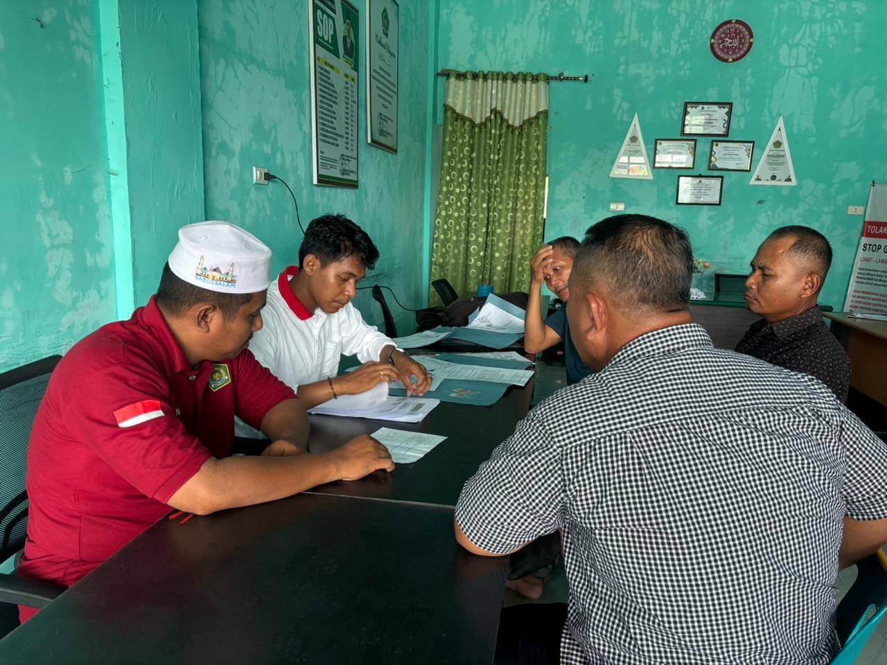 KUA Sei Kepayang Fasilitasi Pengurusan SK BKM Desa Pertahanan