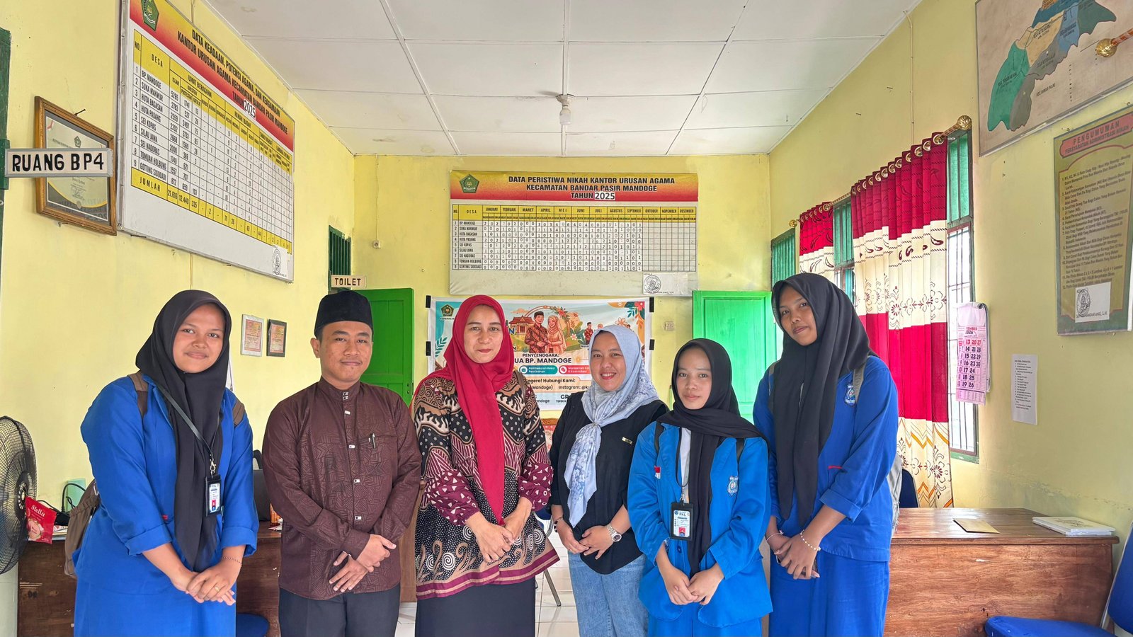 KUA Bandar Pasir Mandoge Sambut Prakerin Siswa SMK N 1 BP. Mandoge, Langkah Awal Mengenal Dunia Kerja