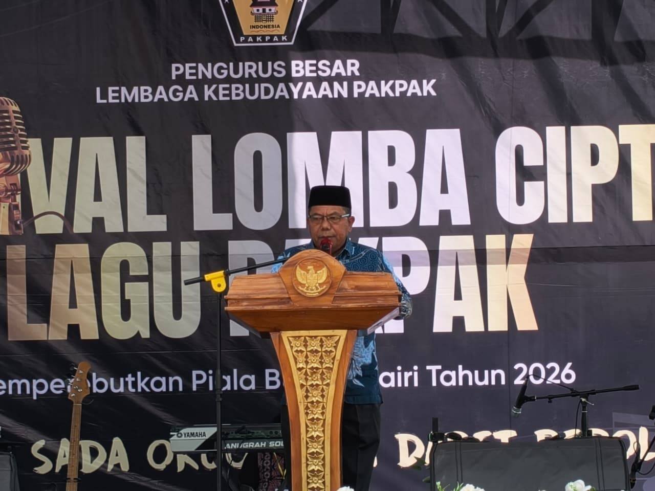 Pimpin Doa Lomba Cipta Lagu Pakpak, Kepala KUA Sidikalang: Budaya dan Agama Harus Saling Menguatkan