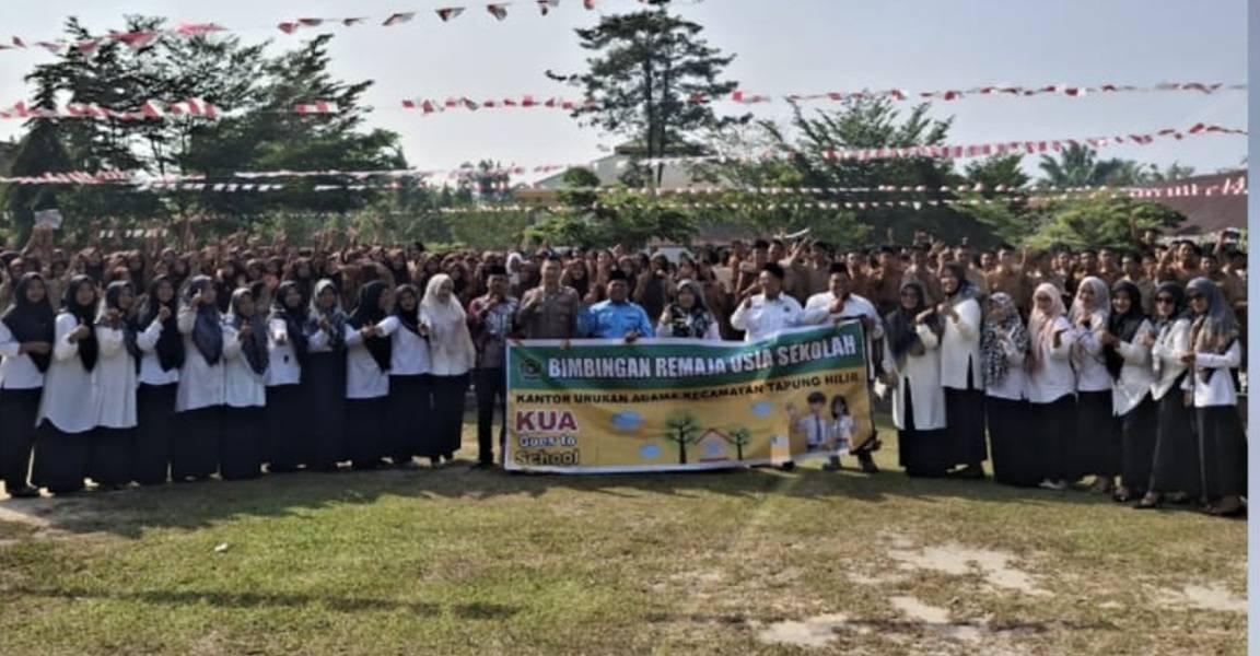 Tingkatkan Kesadaran Remaja, KUA Tapung Hilir Gelar BRUS di SMAN 1 Tapung Hilir