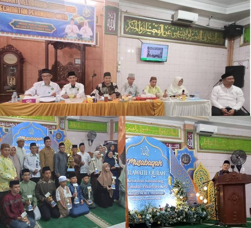 Ka. KUA Pekanbaru Turut Sukseskan MTQ Ke-20 Tingkat Kelurahan Sumahilang