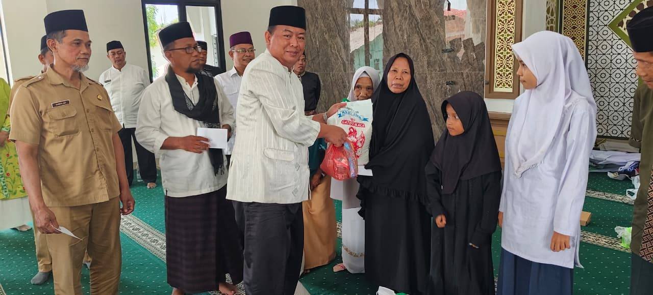 Sinergi Kemenag Deli Serdang-KUA Hamparan Perak Lewat UPZ, Santuni Yatim Dalam Perayaan Maulid Nabi Muhammad SAW
