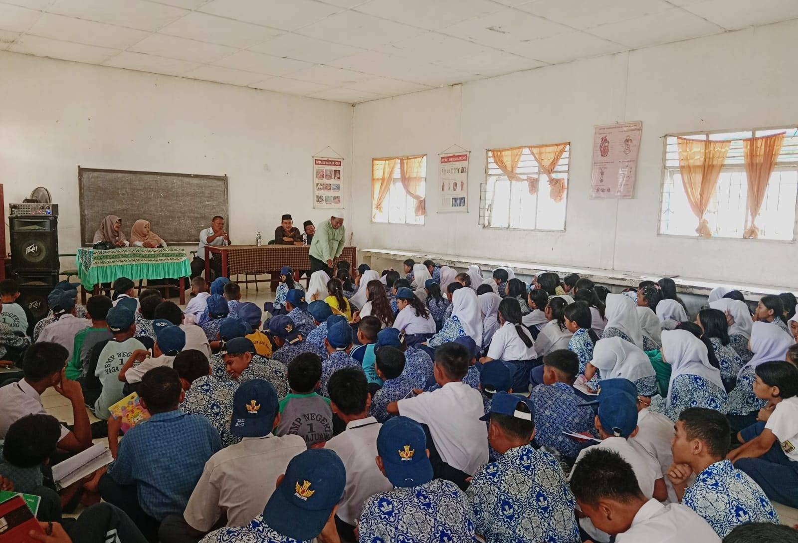 Tekan Angka Pernikahan Dini dan Kenakalan Remaja, KUA Naga Juang Gencarkan Program BRUS di Sekolah