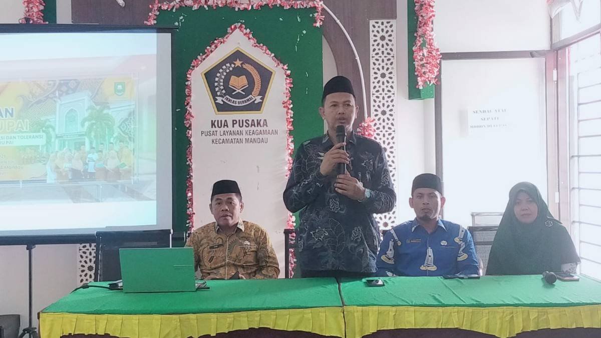Kepala KUA Mandau Buka Pembinaan 25 Guru Pendidikan Agama Islam, Tekankan Pentingnya Keikhlasan dalam Mengabdi