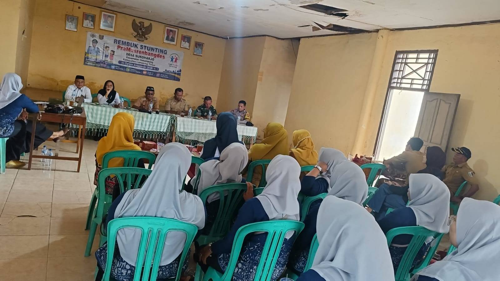 Penyuluh Agama KUA Sekampung Hadiri Rembug Stunting Pra Musrenbangdes di Jadimulyo dan Sukoharjo