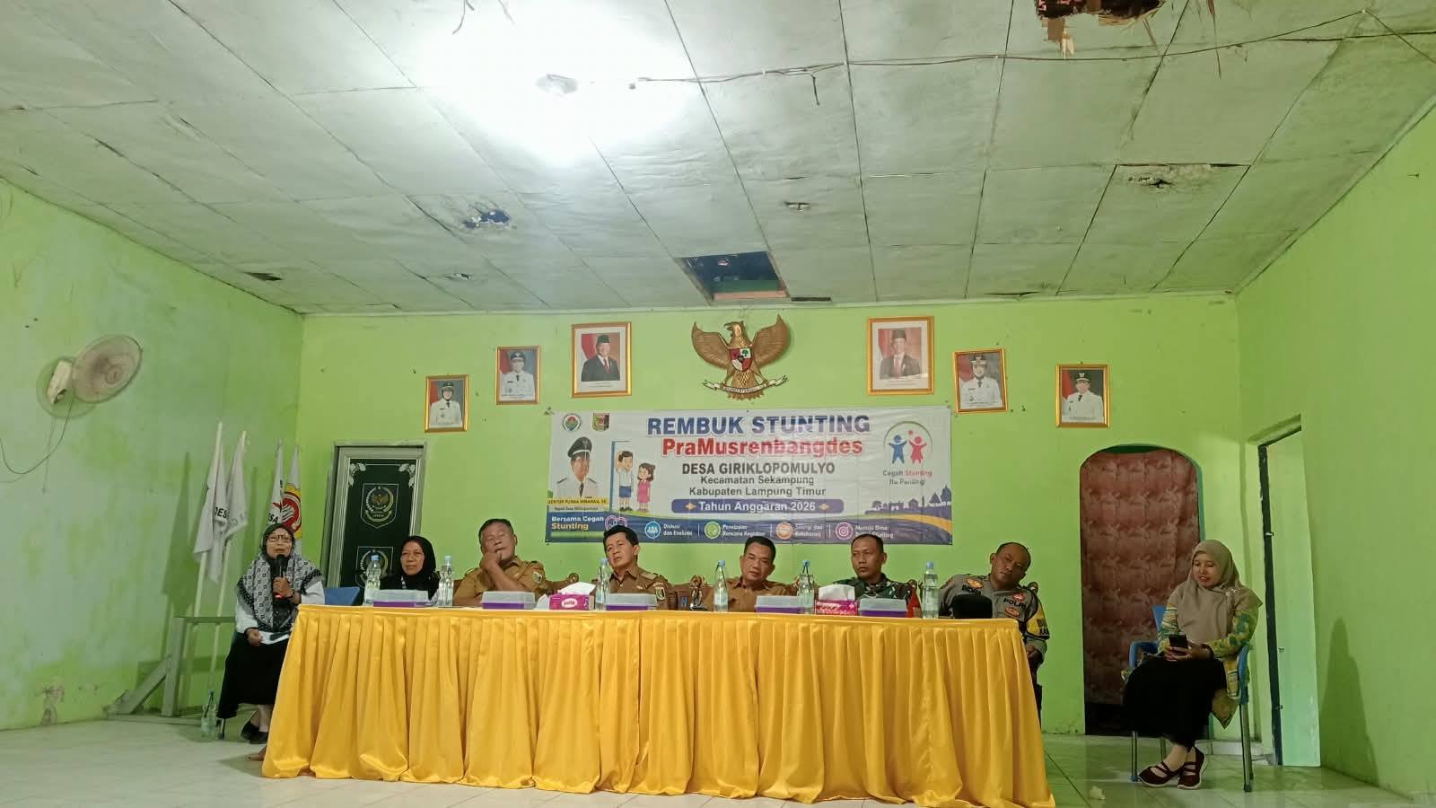 Cegah Stunting dari Hulu, Penyuluh Agama KUA Sekampung Turut Kawal Rembug Stunting di Dua Desa