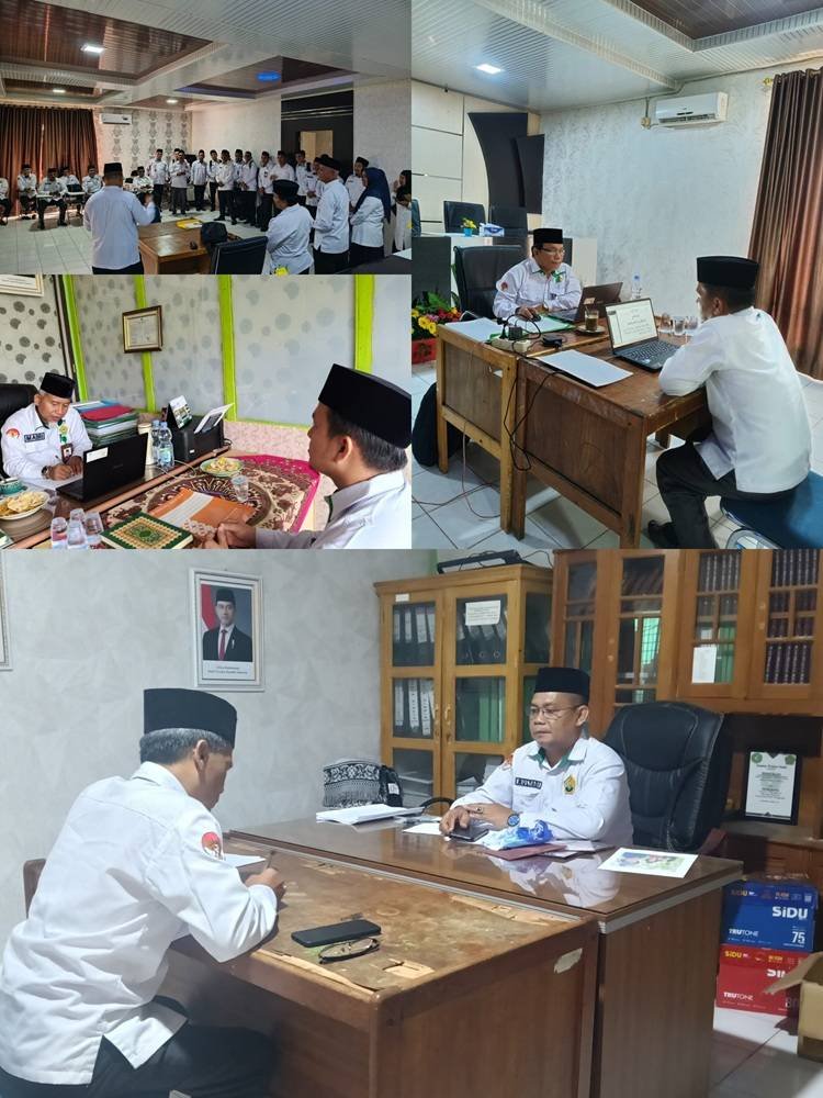 Ukur Kompetensi dan Kepemimpinan, Ka. KUA Se Kab. Rohul Ikuti Tes Kemampuan Akademik 