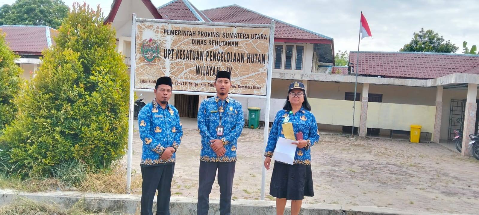 KUA Borbor Ajukan Pengecekan Status Lahan Calon Pertapakan KUA Definitif ke Dinas Kehutanan