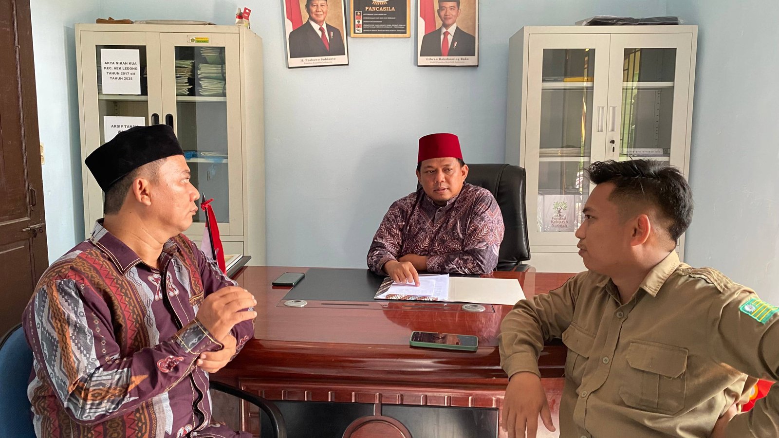 Tingkatkan Sinergi, Karang Taruna Aek Ledong Gelar Audiensi Dengan KUA Aek Ledong Bahas Kolaborasi Keagamaan Dan Sosial
