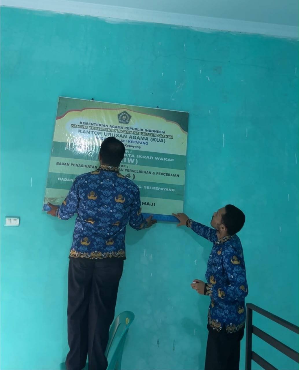 KUA Sei Kepayang Tingkatkan Kerapian dan Kenyamanan Ruang Pelayanan
