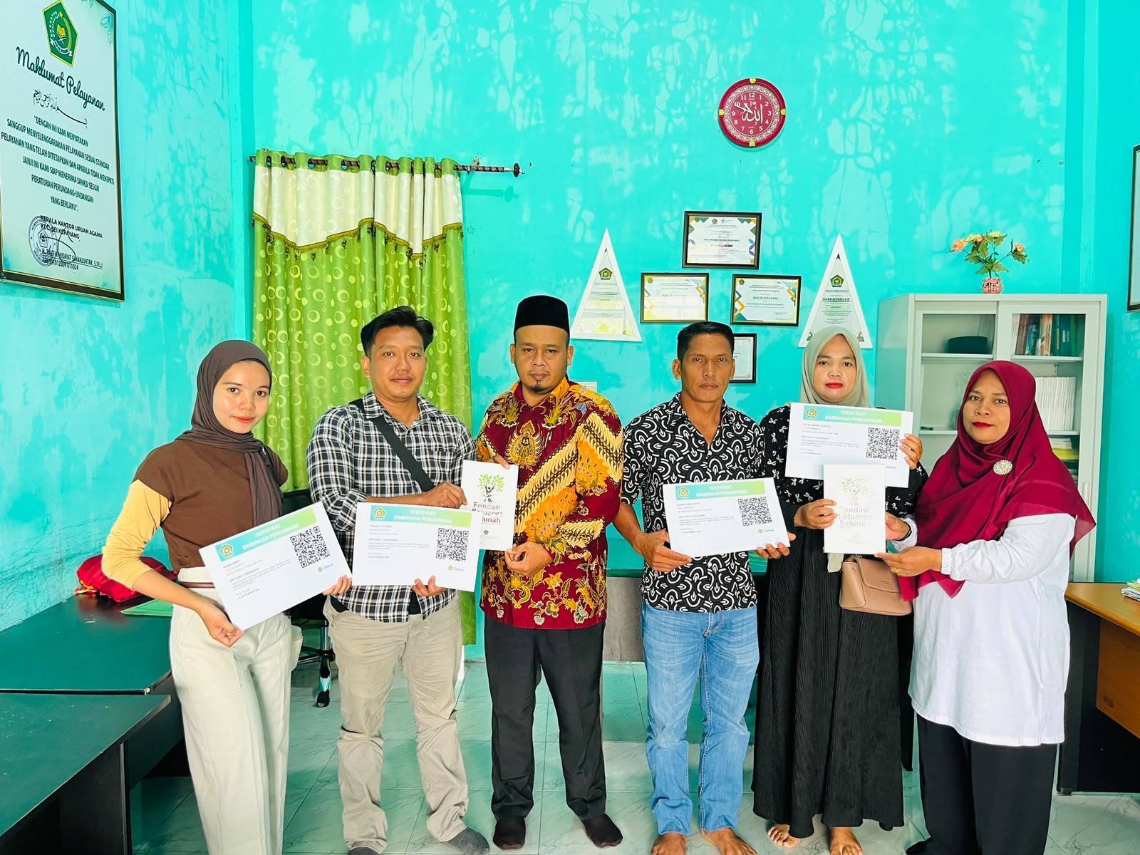 Merajut Kesiapan Menuju Keluarga Harmonis, Ka. KUA Sei Kepayang Bekali Calon Pengantin melalui Bimwin