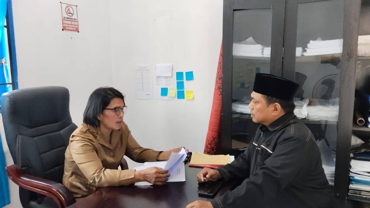 Tingkatkan Sinergi Lintas Sektoral, Ka. KUA Aek Ledong Sambangi P2KB/P3A