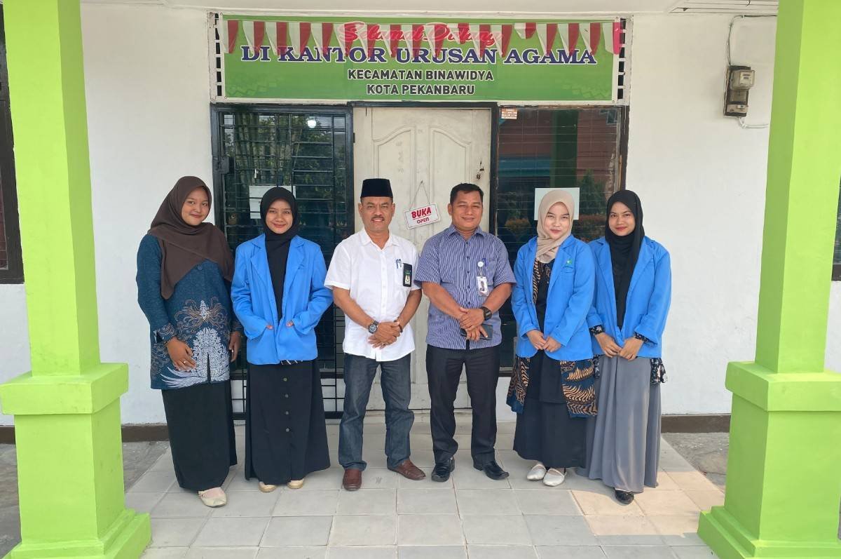 KUA Binawidya Kembali Terima Mahasiswa Magang PKL UIN Suska Riau