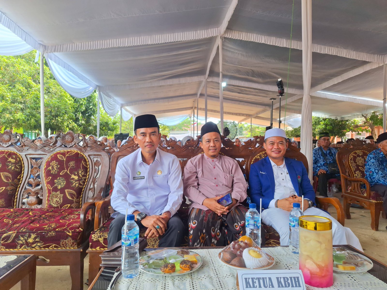 Kepala KUA Sukadana Hadiri Pengajian Akbar Tasyakuran Jamaah Haji 2026