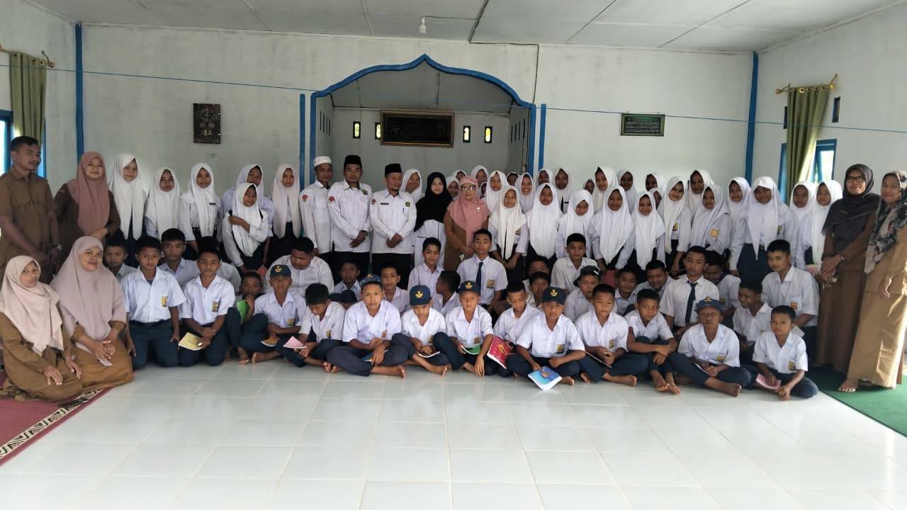 Bentuk Karakter Generasi Muda, KUA Pakantan Gelar BRUS di SMPN 1 Pakantan