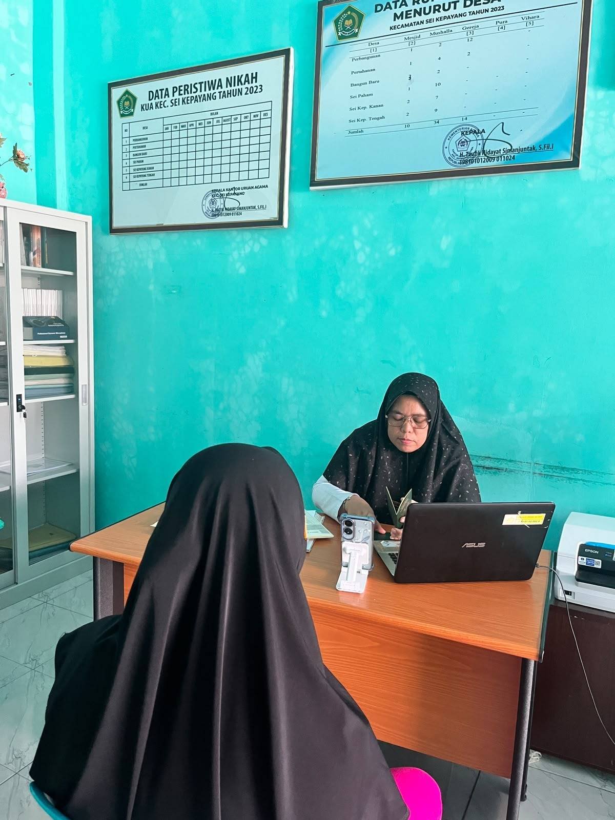 Dari Informasi Menuju Persiapan, KUA Sei Kepayang Dampingi Warga Pahami Persyaratan Pernikahan