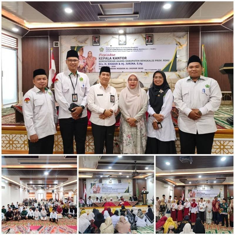 Perkuat Silaturahmi dan Sinergi, KUA Pinggir Hadiri Perpisahan Kakan Kemenag Bengkalis