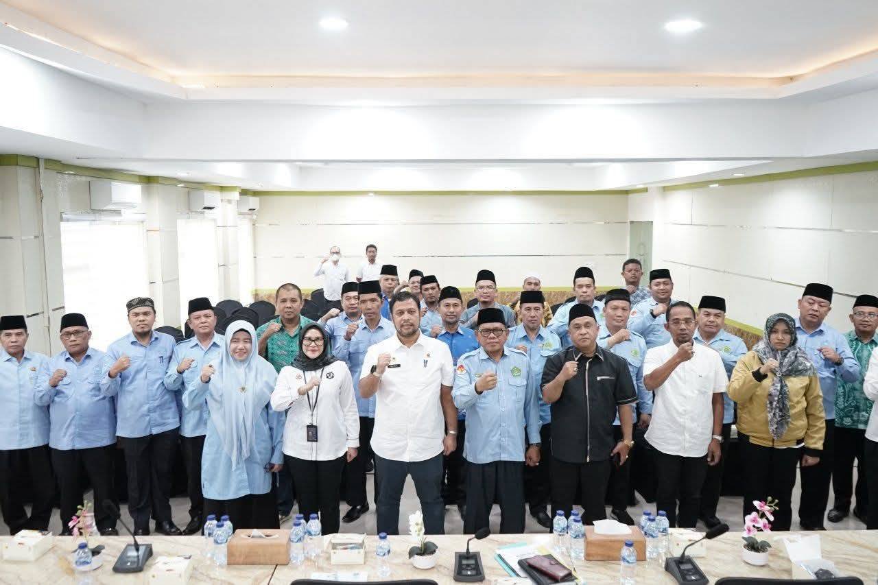 KUA STM Hilir Ikuti Rakor Percepatan Pendaftaran Tanah Wakaf, Kemenag Deli Serdang Dorong Sinergi dengan BPN
