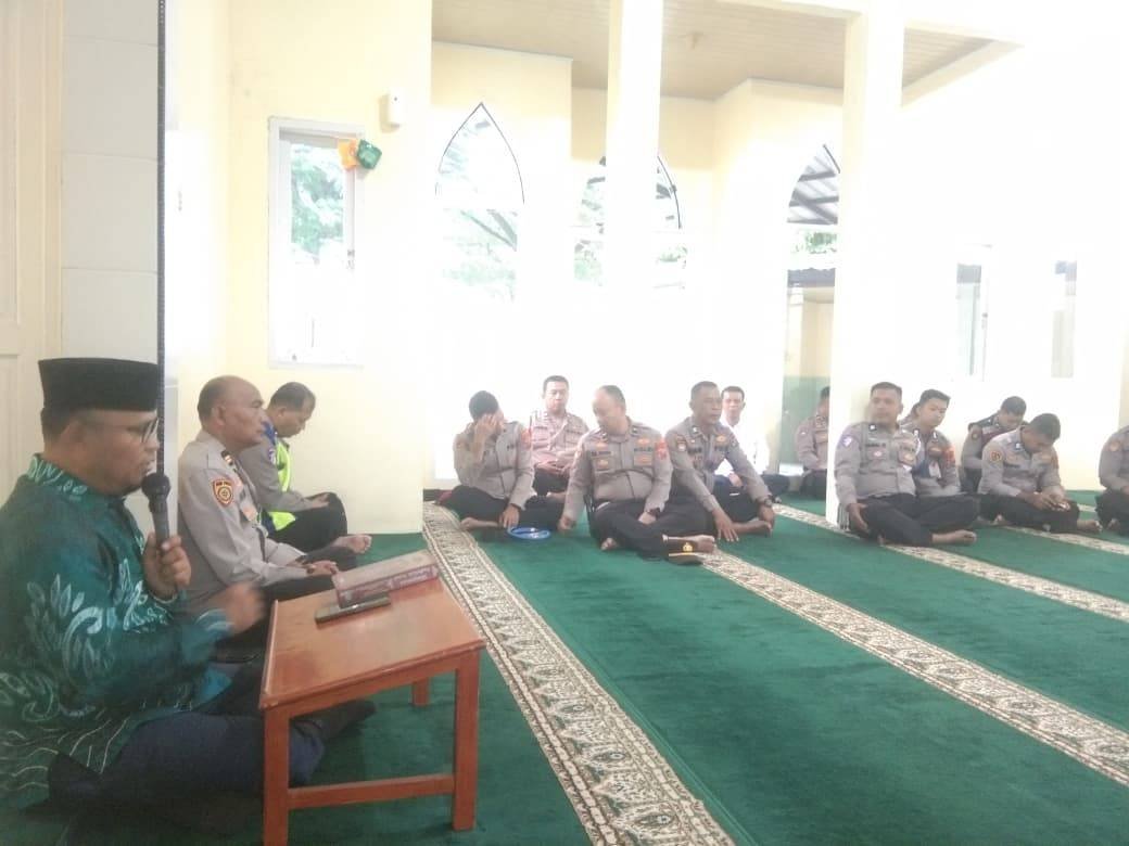 Sekretaris PC APRI Kabupaten Batu Bara Beri Tausiyah Pada Binrohtal Polres Batu Bara