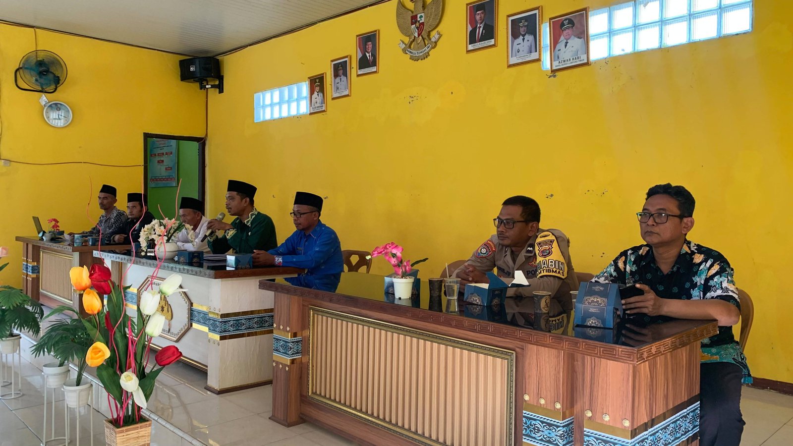 Kepala KUA Waway Karya Hadiri Pembentukan Panitia Hari Santri Nasional 2026
