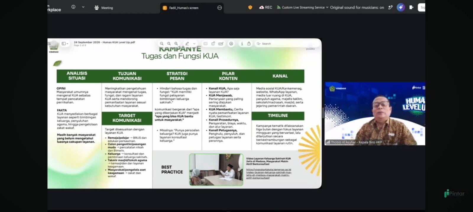 KUA Tuhemberua Perkuat Strategi Kehumasan di Era Digital