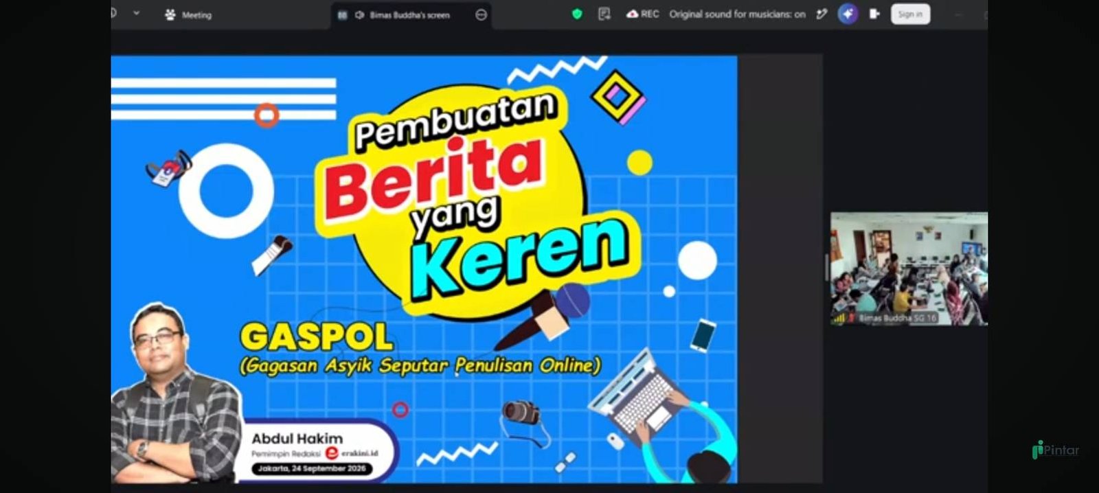 KUA Tuhemberua GASPOL Asah Skill Menulis, Perkuat Konten Media Online