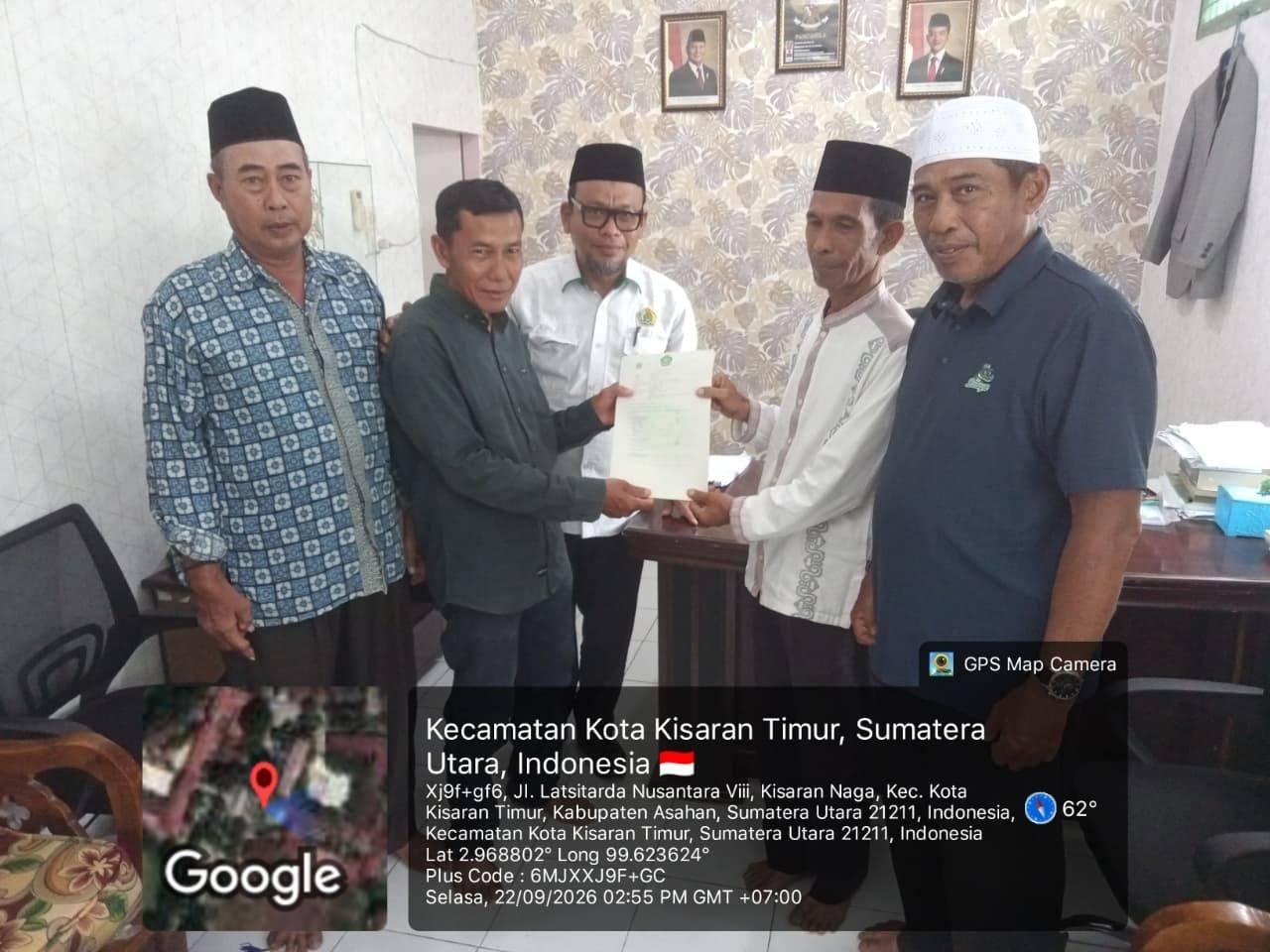 KUA Kisaran Timur Terbitkan E-AIW Melalui Aplikasi Siwak Kemenag
