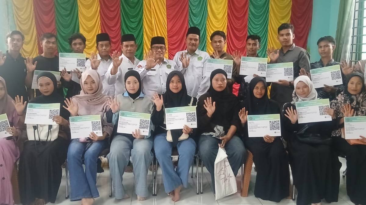 KUA Kateman Gelar Bimwin, Wujudkan Keluarga Sakinah Lewat Gerakan ‘Kemenag Berdampak’